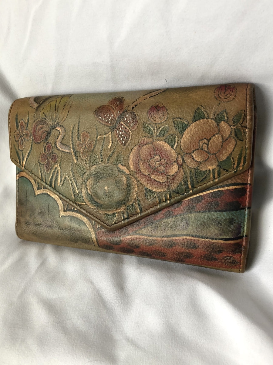 Anuschka Hand Painted Leather Wallet – FABULUX