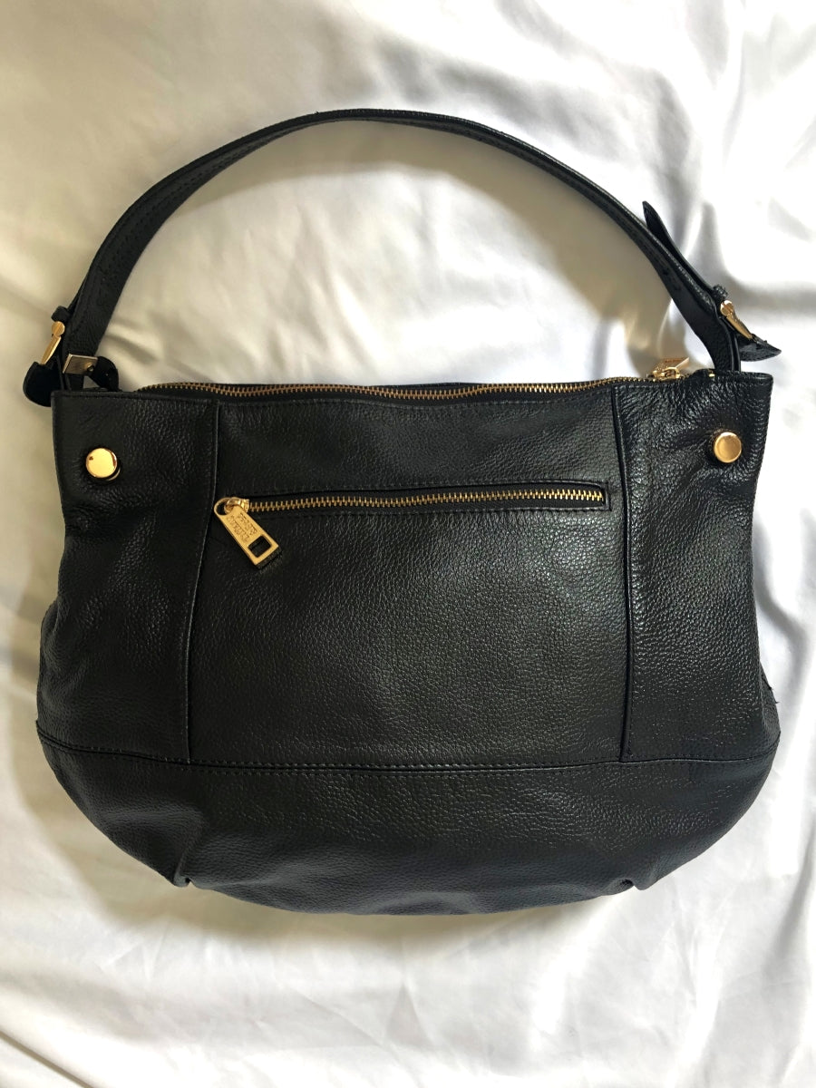 Tiffany Fred Black Leather Shoulder Bag FABULUX