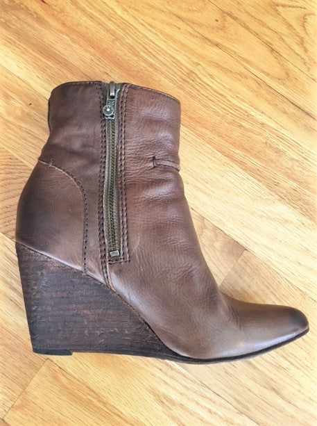 Frye wedge 2025 ankle boots