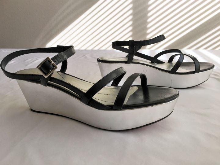 Kate spade hot sale silver sandals