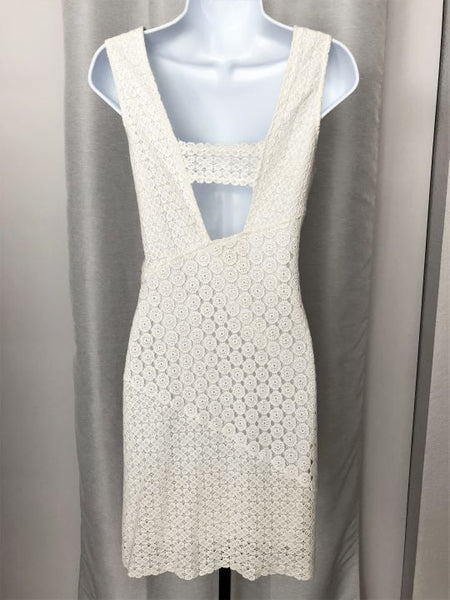 Yoana Baraschi Size 6 White Lace Dress