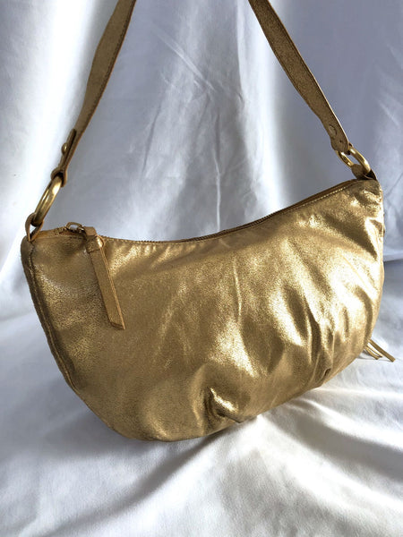 Hobo International Phoebe Gold Leather Bag