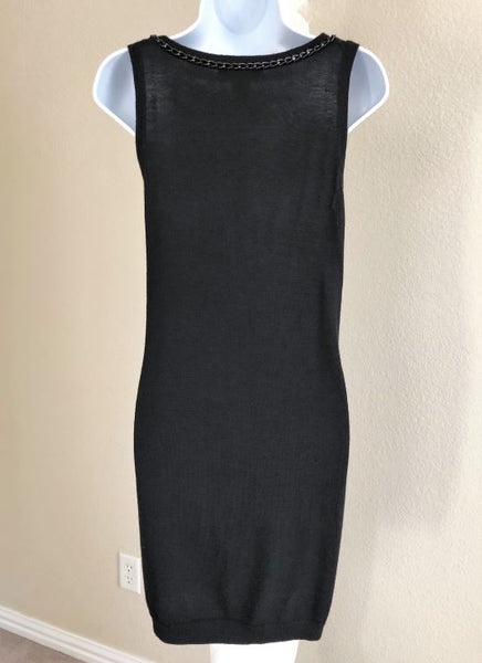 Nanette Lepore Size Medium Black Embellished Dress