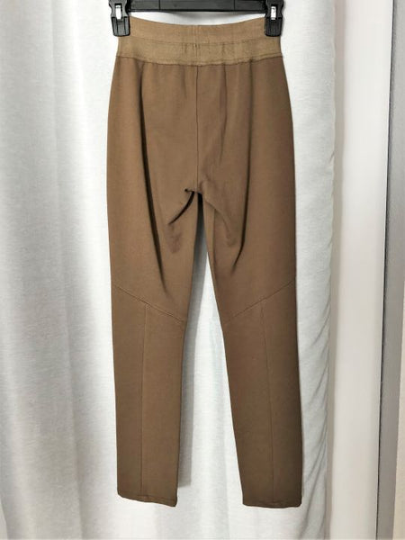 Paige Size XS Tan Suede Knit Leggings