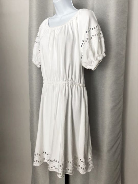 Kate Spade LARGE White Cotton Eyelet Dress
