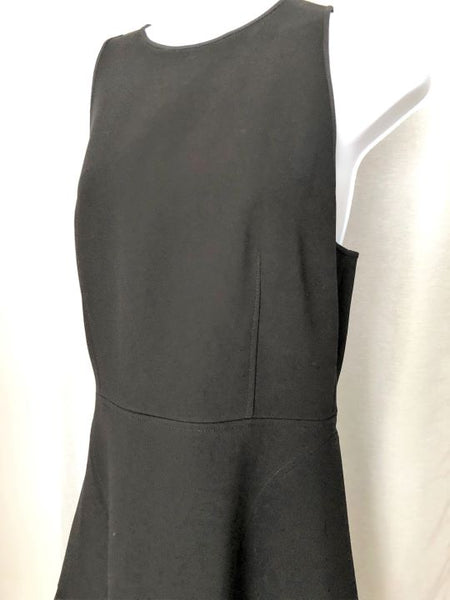 Theory NEW Size 10 Felicitina Black Fit and Flare Dress