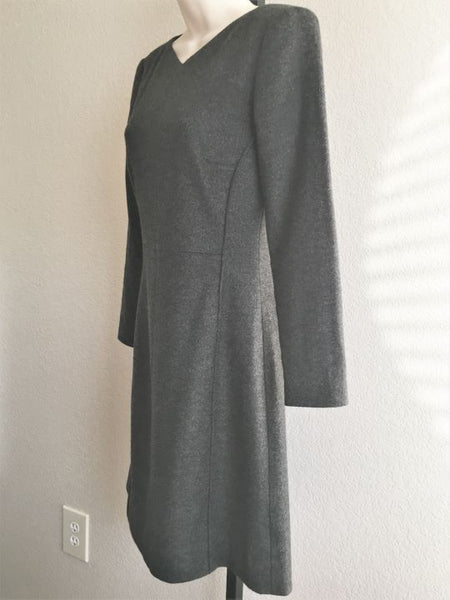 Lyn Devon Size 2 Gray Cashmere Dress - $1,295 RETAIL