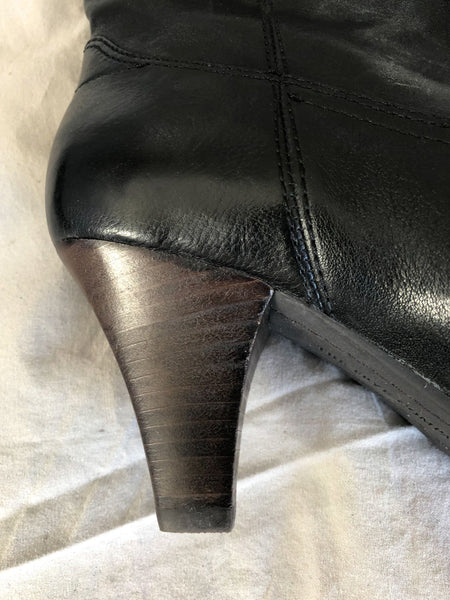 Frye Size 5.5 Dannika Campus Black Boots