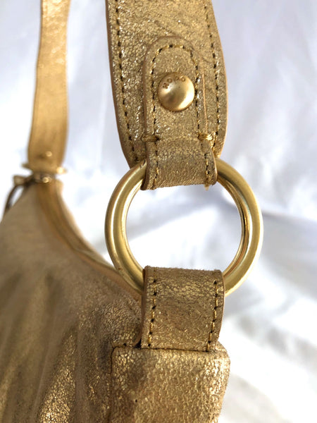 Hobo International Phoebe Gold Leather Bag