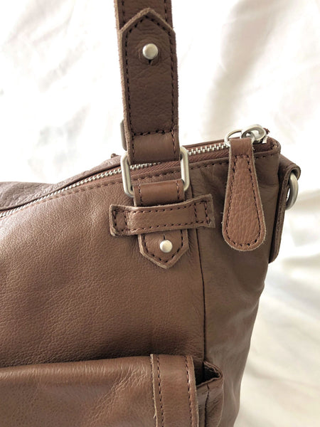 Liebeskind Brown Leather Cross Body