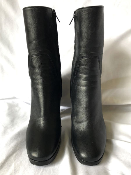 Studio Tomboy Size 6.5 Black Leather Boots - RARE!