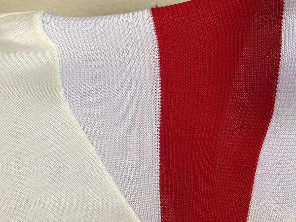 Rag & Bone SMALL Penny White Tee Red Stripe