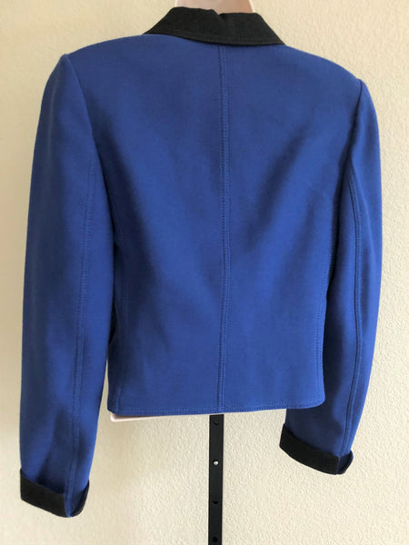 Louis Feraud Size XS Vintage Blue Blazer
